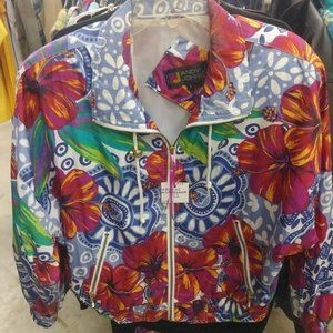 VTG Floral Windbreaker